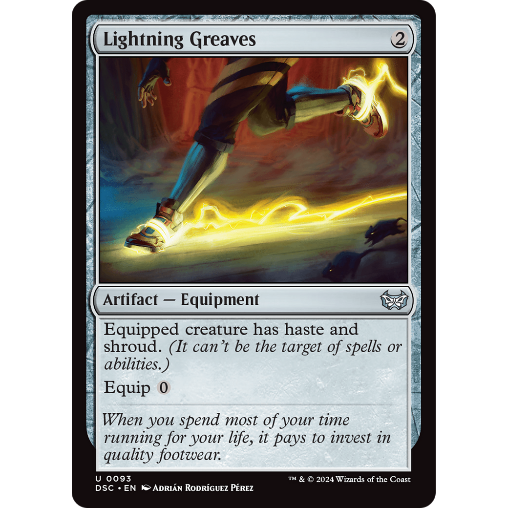 Lightning Greaves (DSC-093) - Duskmourn: House of Horror Commander