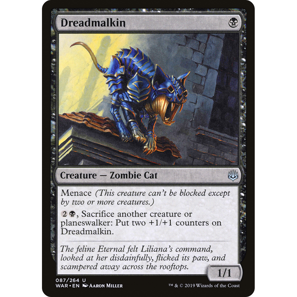 Dreadmalkin (WAR-087) - War of the Spark Foil