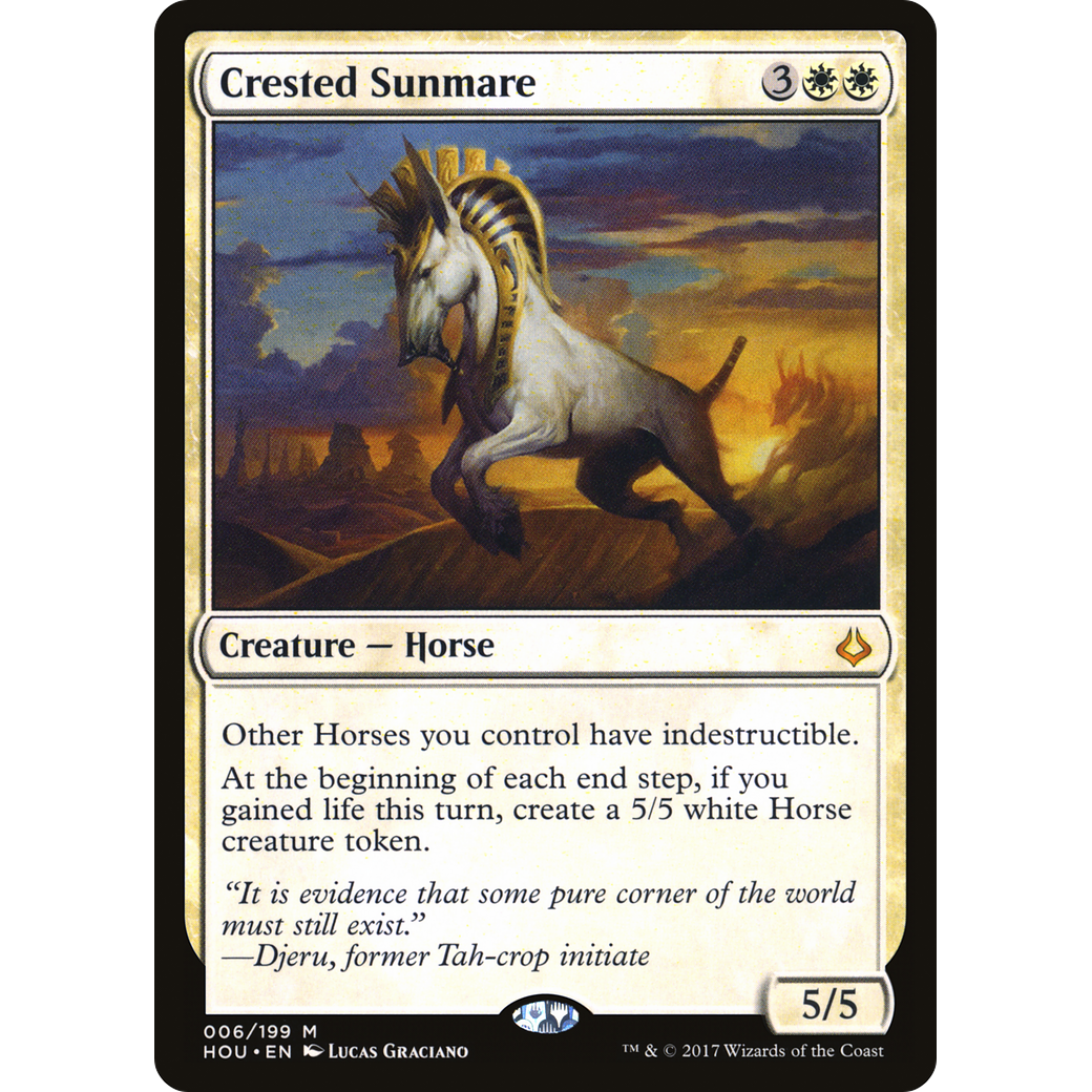 Crested Sunmare (HOU-006) - Hour of Devastation Foil