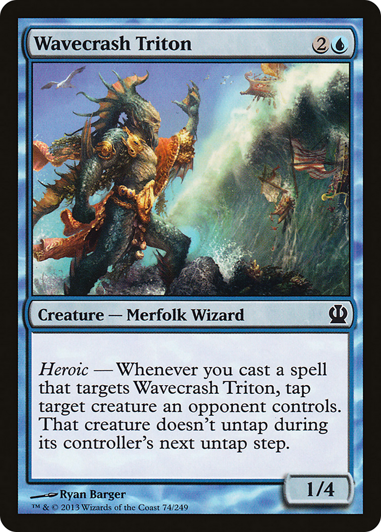 Wavecrash Triton (THS-074) - Theros