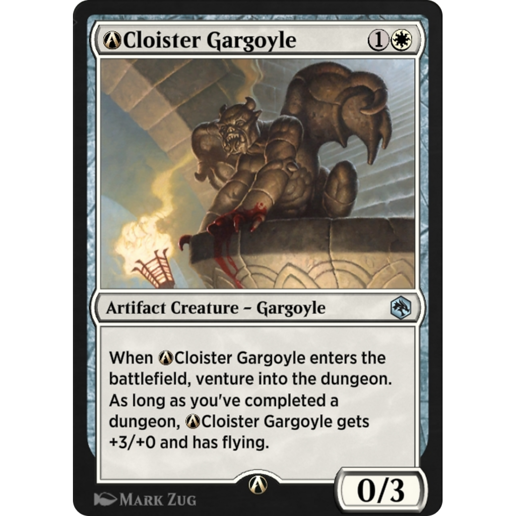 A-Cloister Gargoyle (AFR-A-7) - Adventures in the Forgotten Realms
