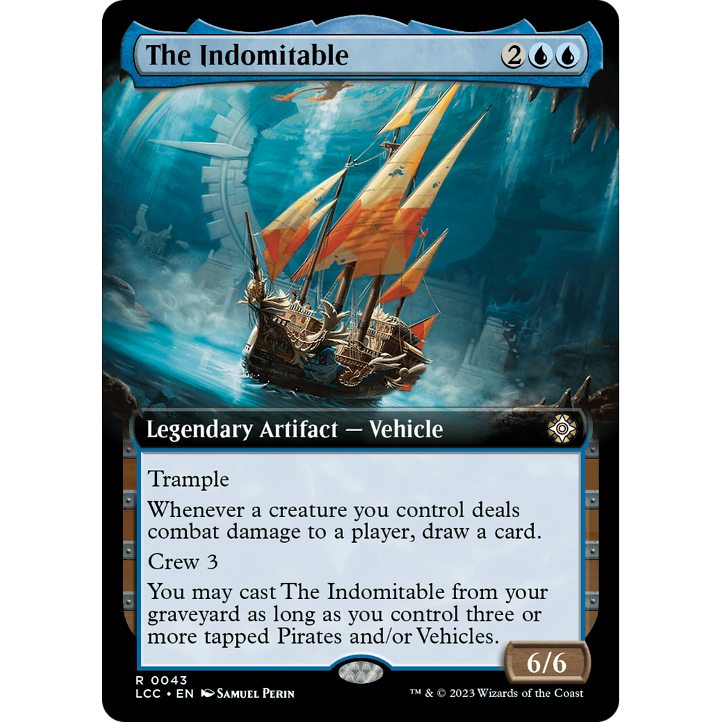 The Indomitable (LCC-043) - The Lost Caverns of Ixalan Commander: (Extended Art)