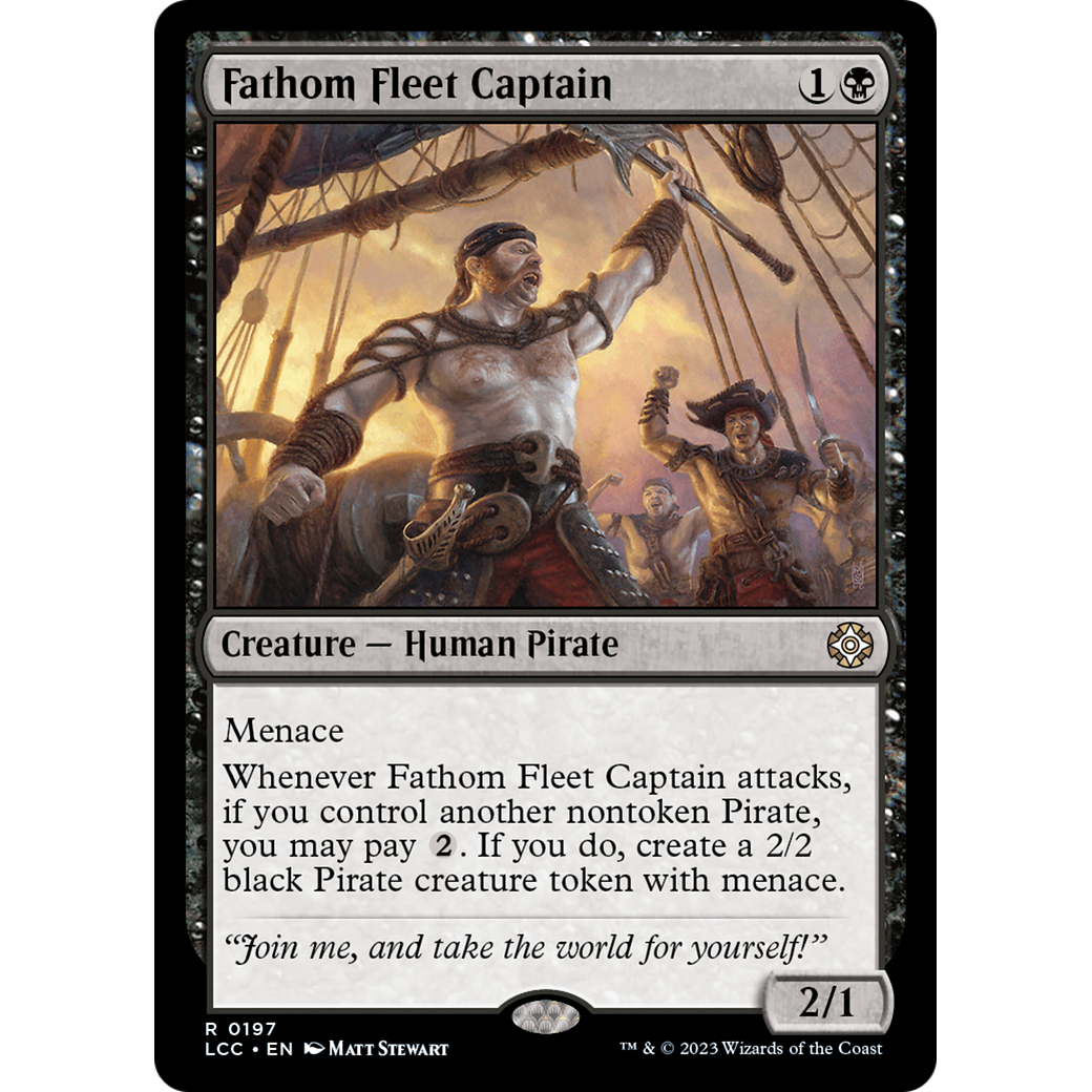 Fathom Fleet Captain (LCC-197) - The Lost Caverns of Ixalan Commander