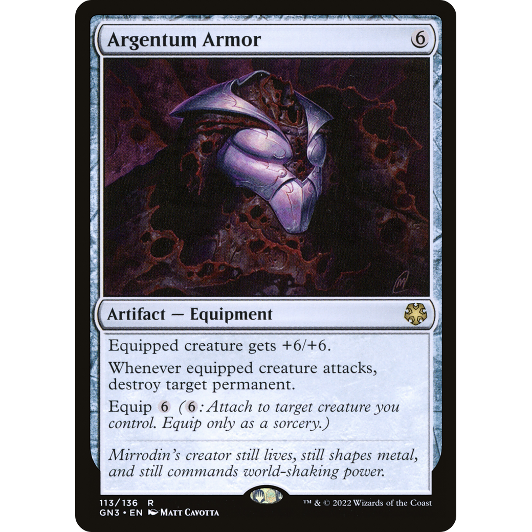 Argentum Armor (GN3-113) - Game Night: Free-for-All