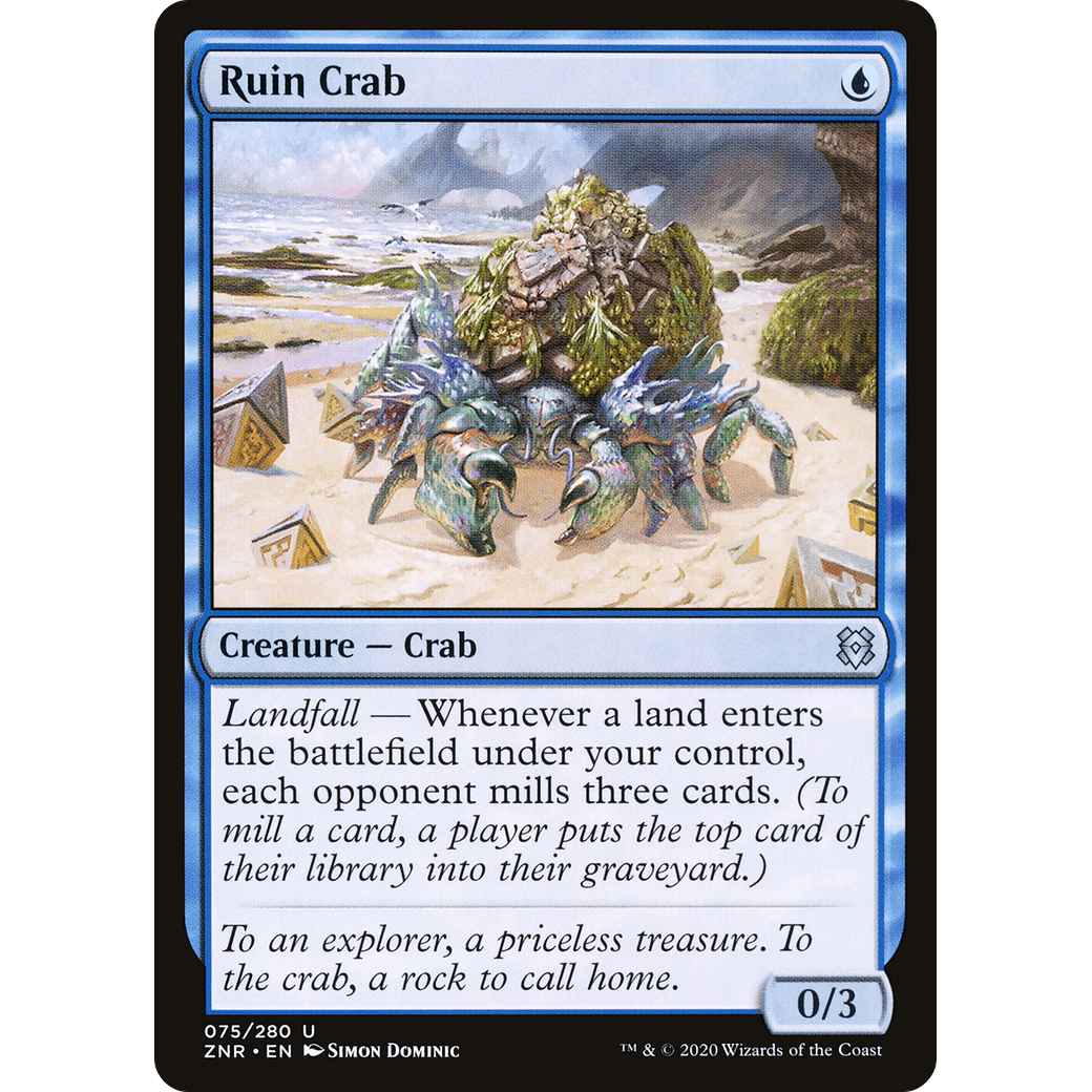 Ruin Crab (ZNR-075) - Zendikar Rising Foil