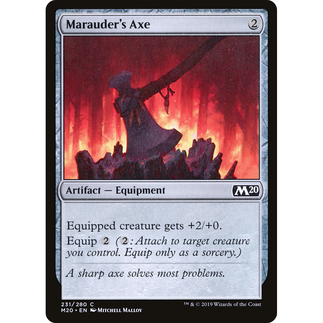Marauder's Axe (M20-231) - Core Set 2020