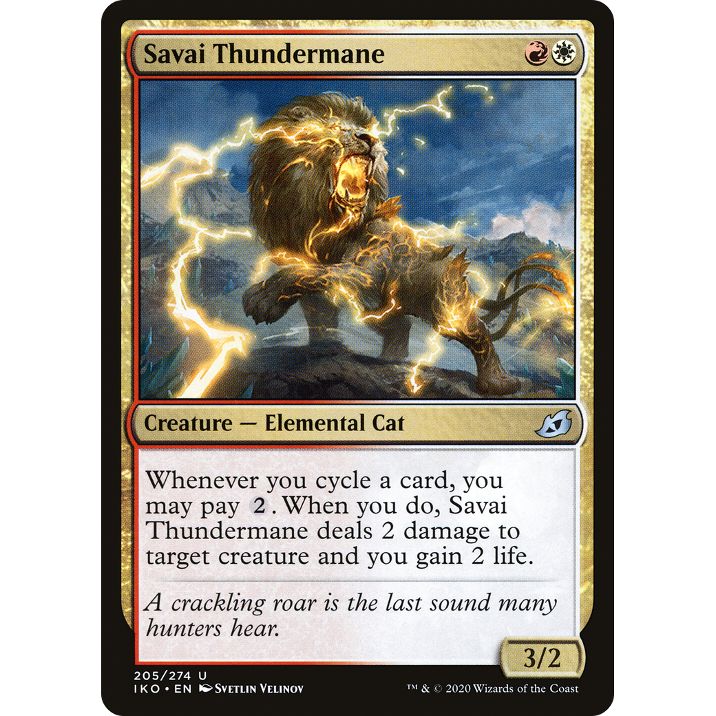 Savai Thundermane (IKO-205) - Ikoria: Lair of Behemoths Foil