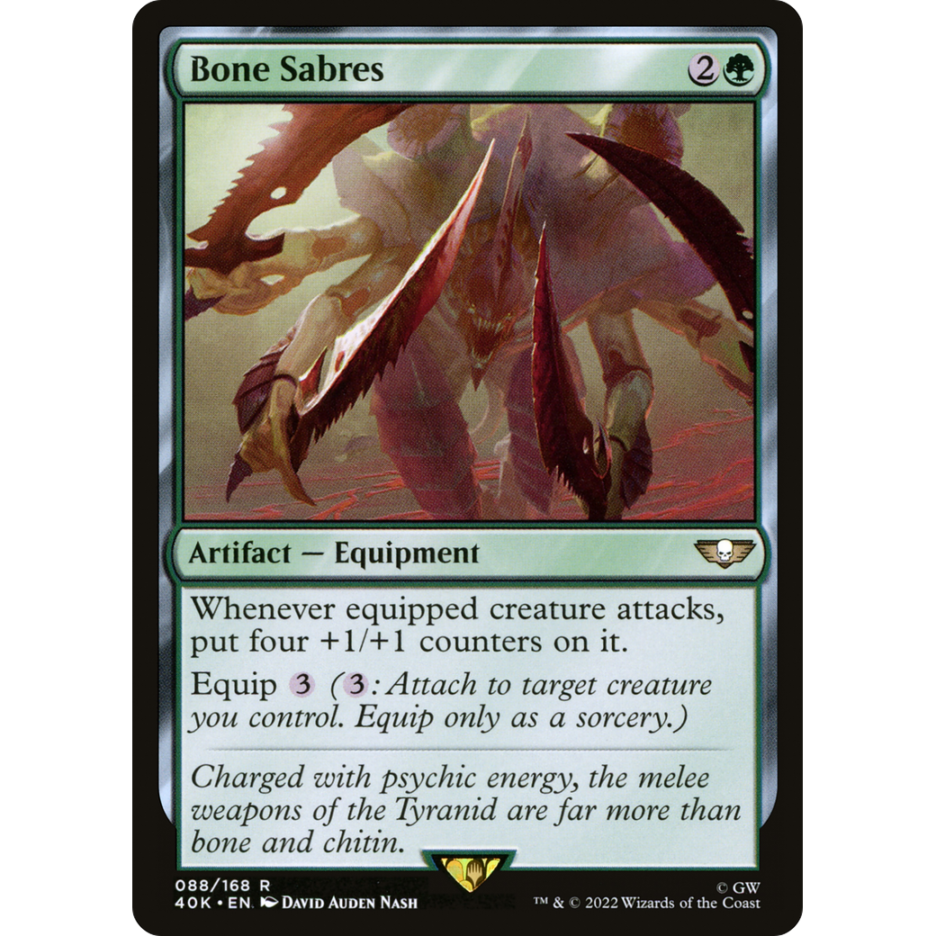 Bone Sabres (40K-088) - Warhammer 40,000 Commander