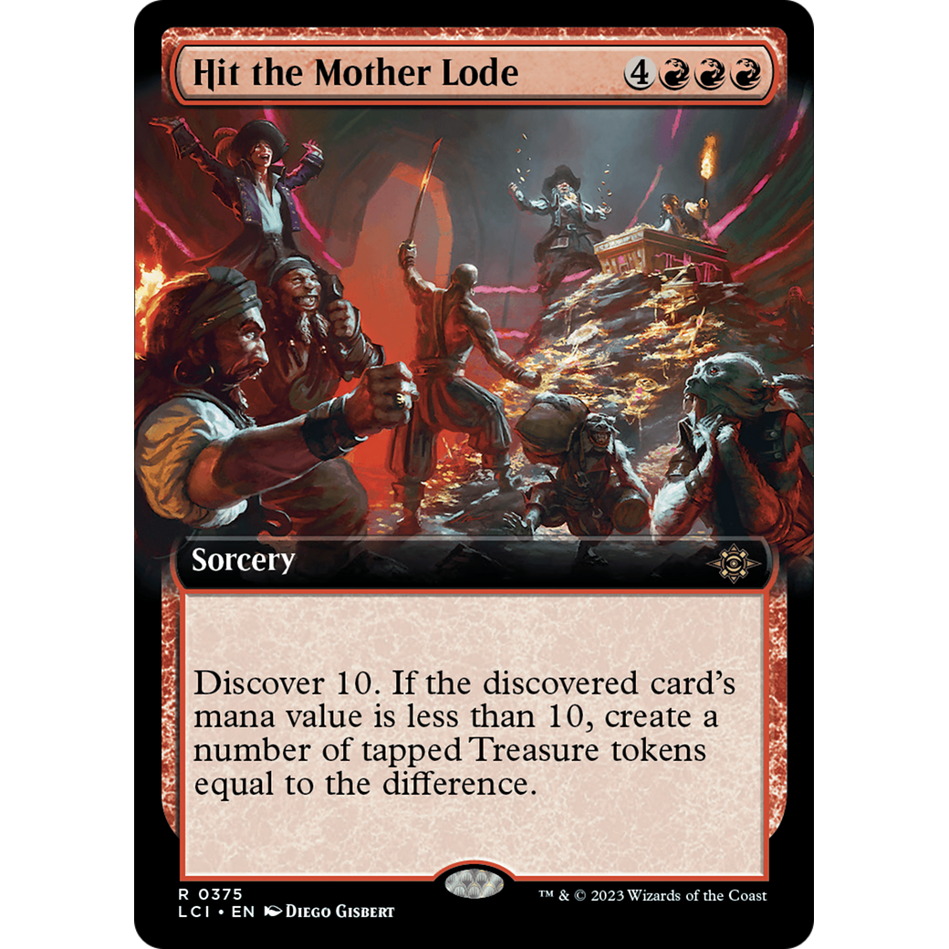 Hit the Mother Lode (LCI-375) - The Lost Caverns of Ixalan: (Extended Art) Foil