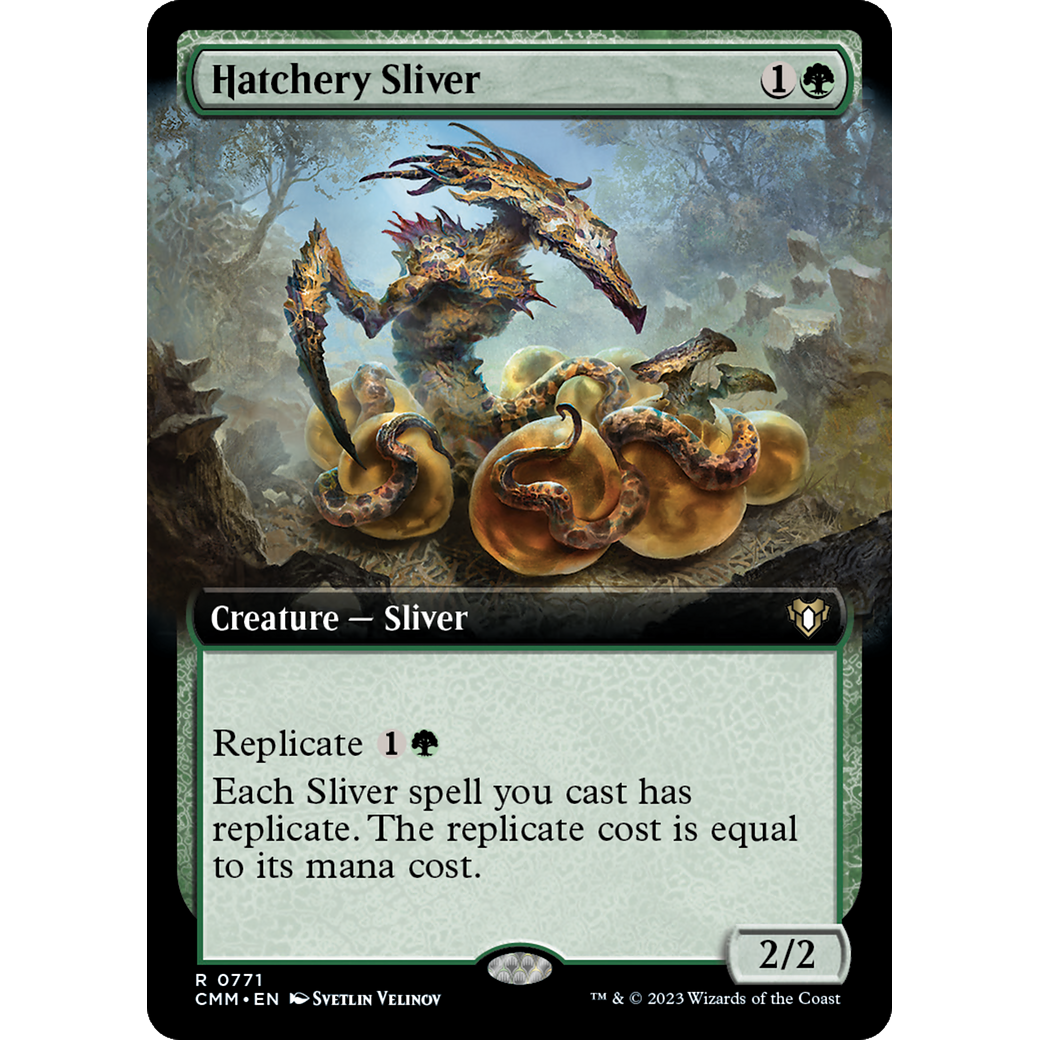 Hatchery Sliver (CMM-771) - Commander Masters: (Extended Art)