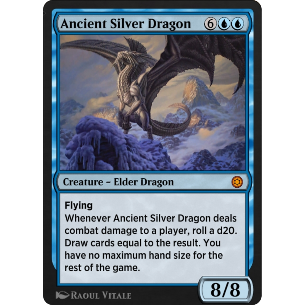 Ancient Silver Dragon (HBG-110) - Alchemy Horizons: Baldur's Gate