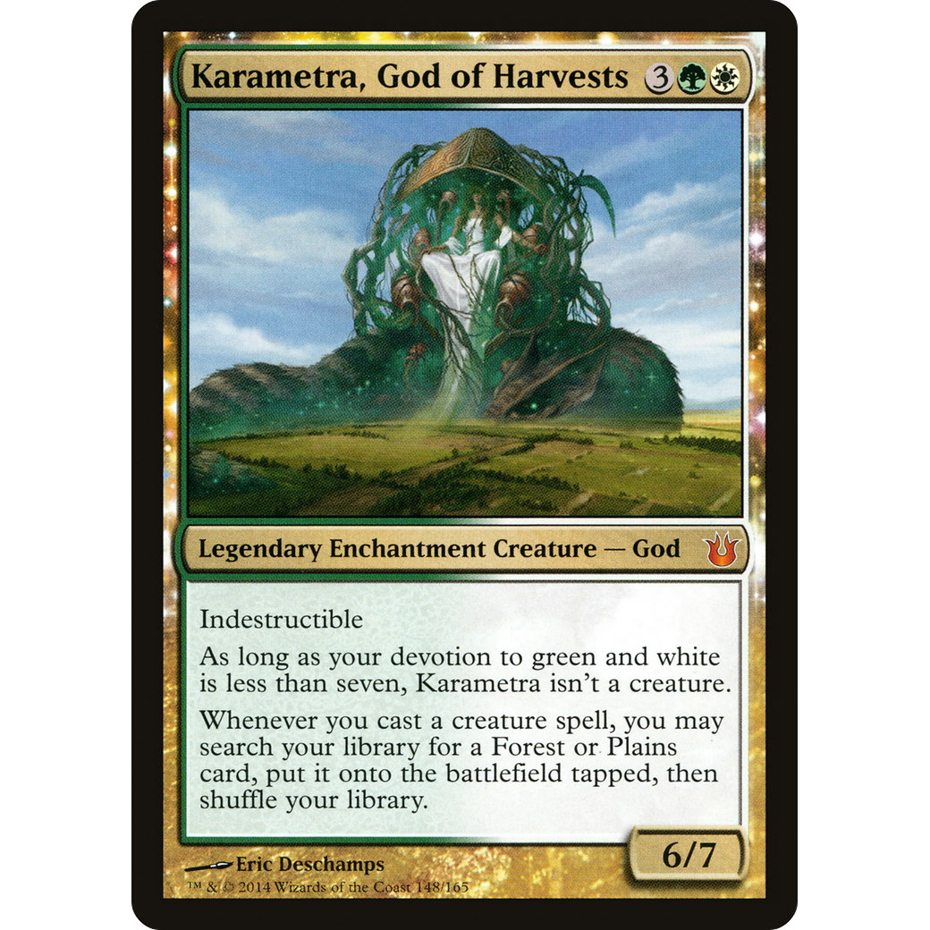 Karametra, God of Harvests (BNG-148) - Born of the Gods: (enchantment) Foil