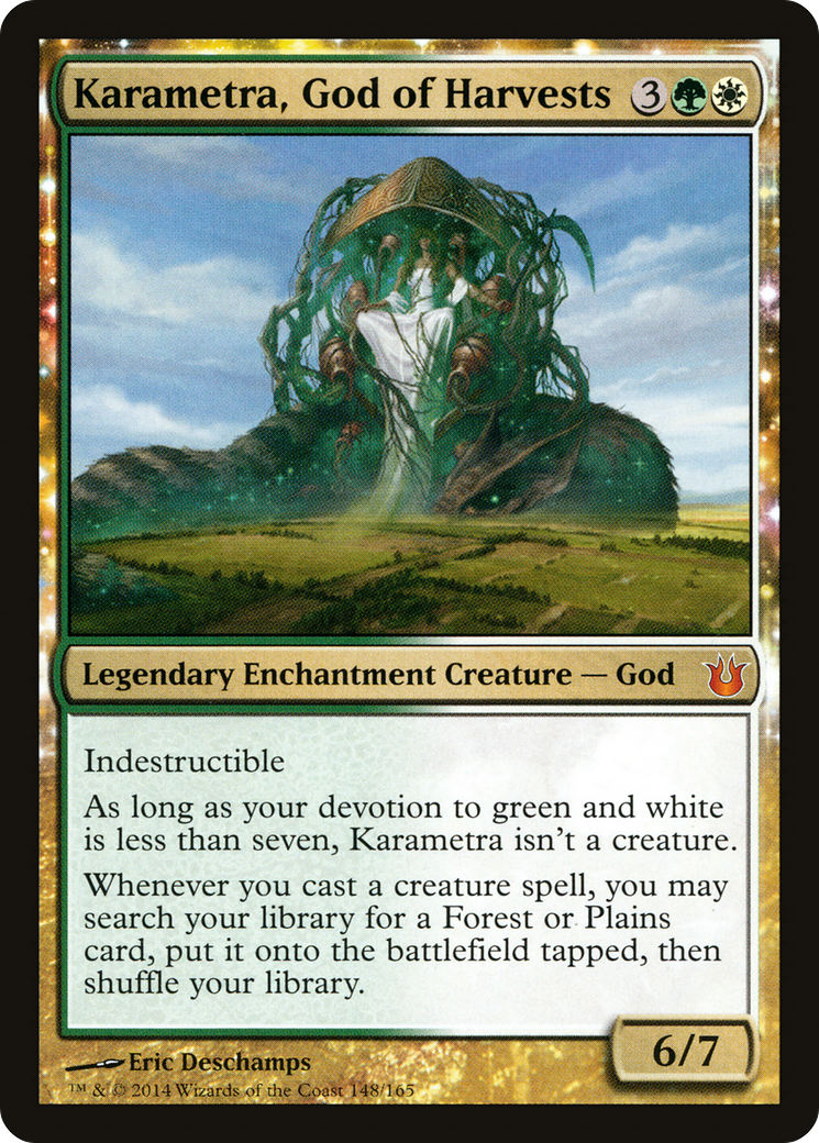 Karametra, God of Harvests (BNG-148) - Born of the Gods: (enchantment) Foil