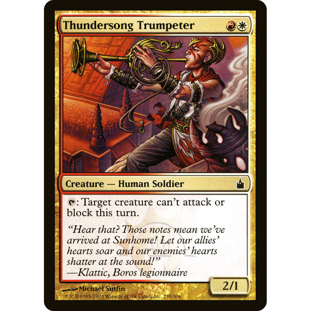 Thundersong Trumpeter (RAV-235) - Ravnica: City of Guilds Foil