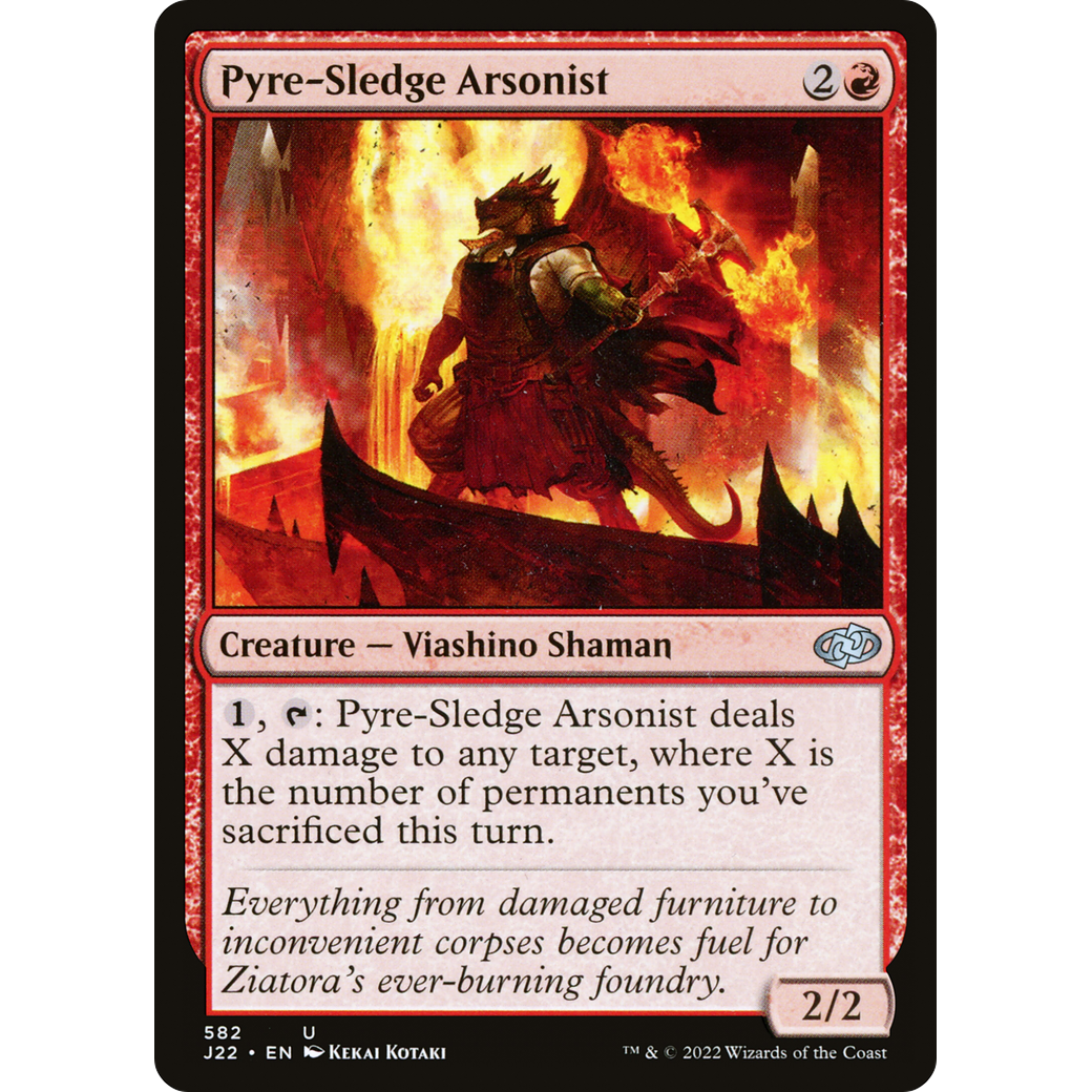 Pyre-Sledge Arsonist (J22-582) - Jumpstart 2022