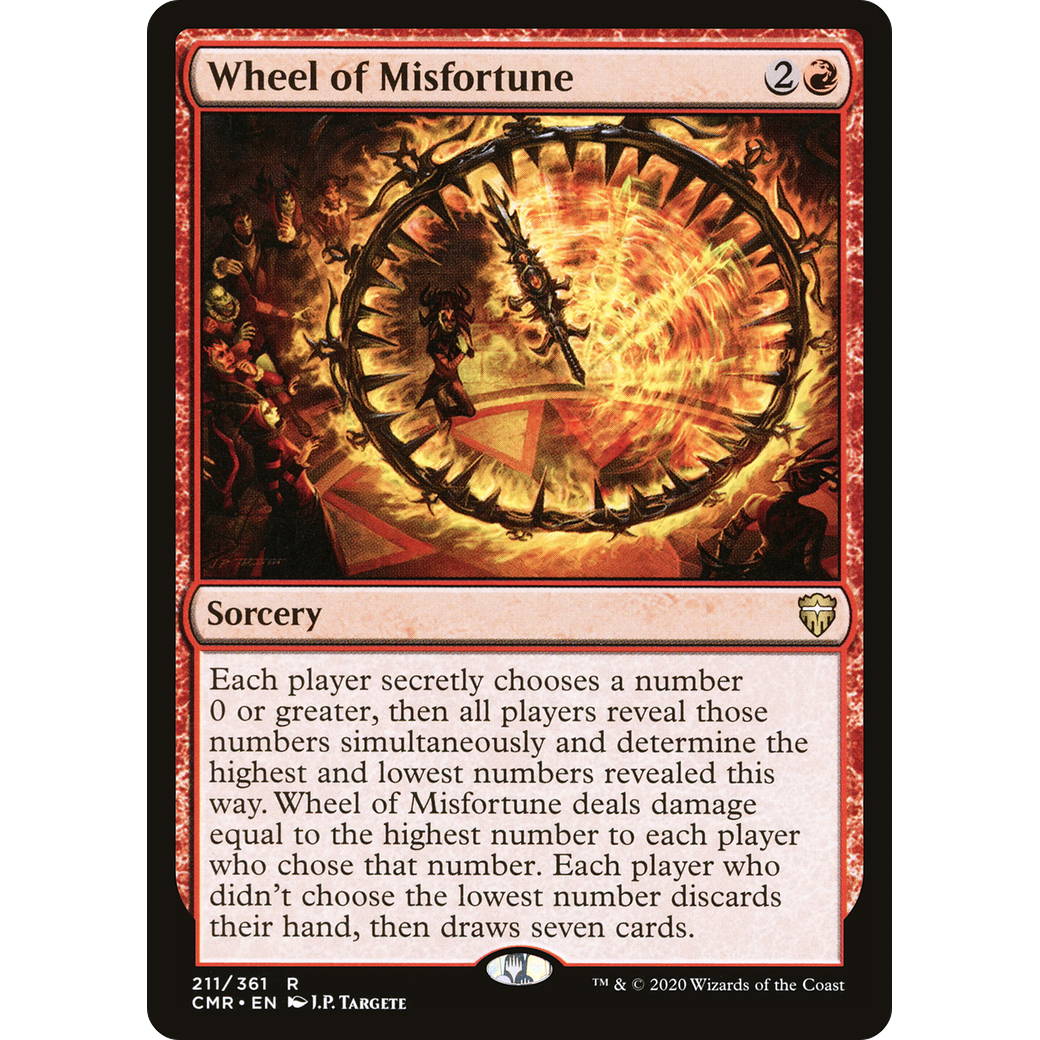 Wheel of Misfortune (CMR-211) - Commander Legends Foil