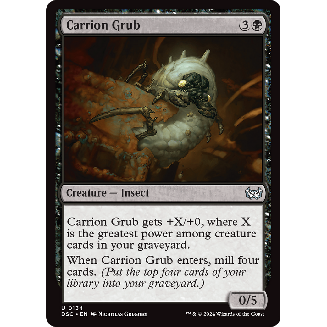Carrion Grub (DSC-134) - Duskmourn: House of Horror Commander