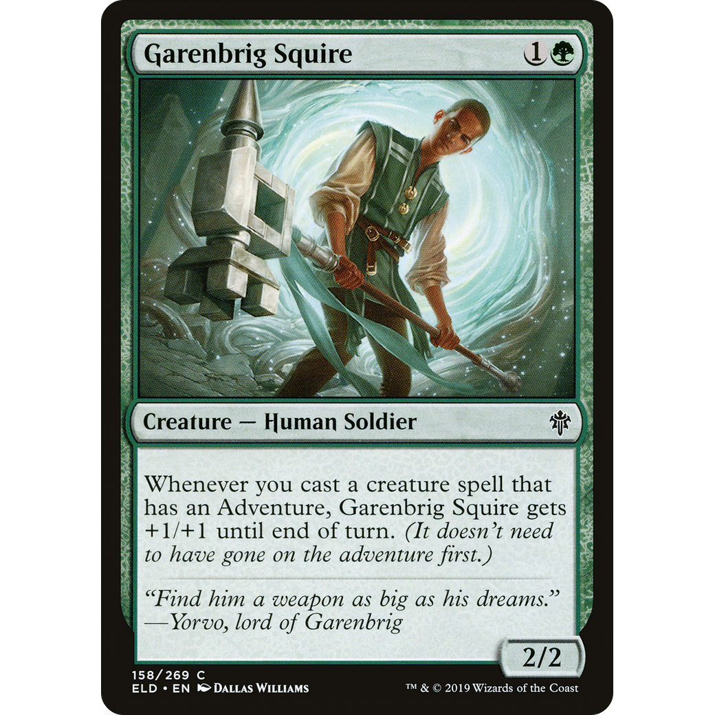 Garenbrig Squire (ELD-158) - Throne of Eldraine