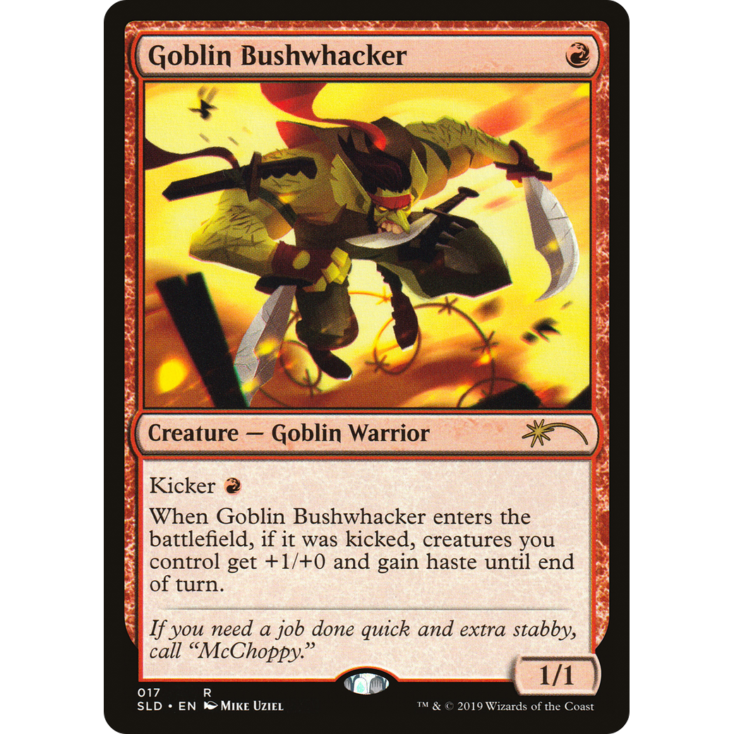 Goblin Bushwhacker (SLD-017) - Secret Lair Drop
