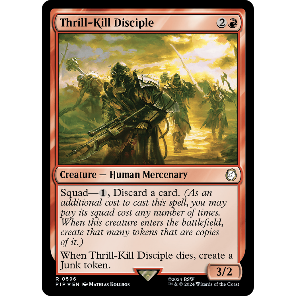 Thrill-Kill Disciple (PIP-596) - Fallout Foil