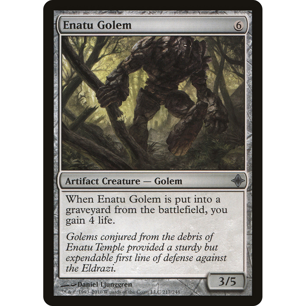 Enatu Golem (ROE-217) - Rise of the Eldrazi Foil