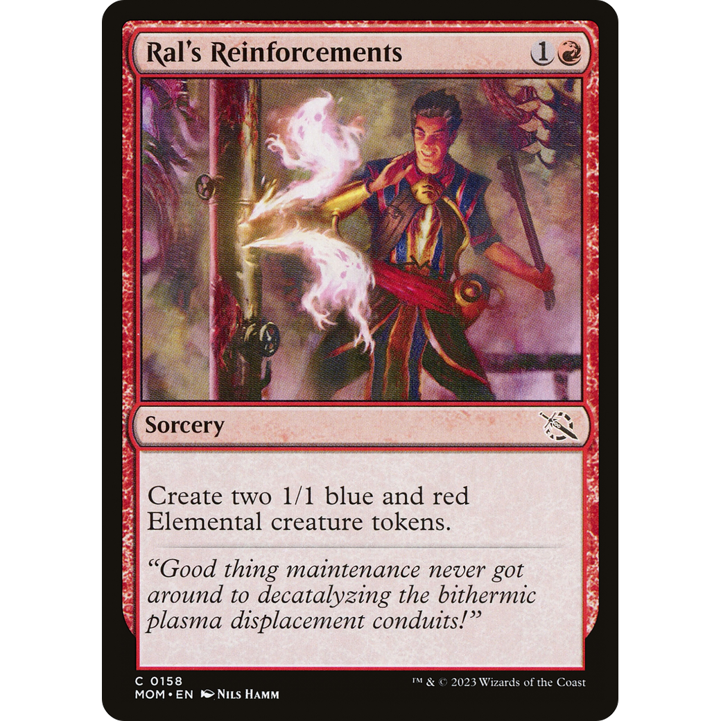 Ral's Reinforcements (MOM-158) - March of the Machine Foil