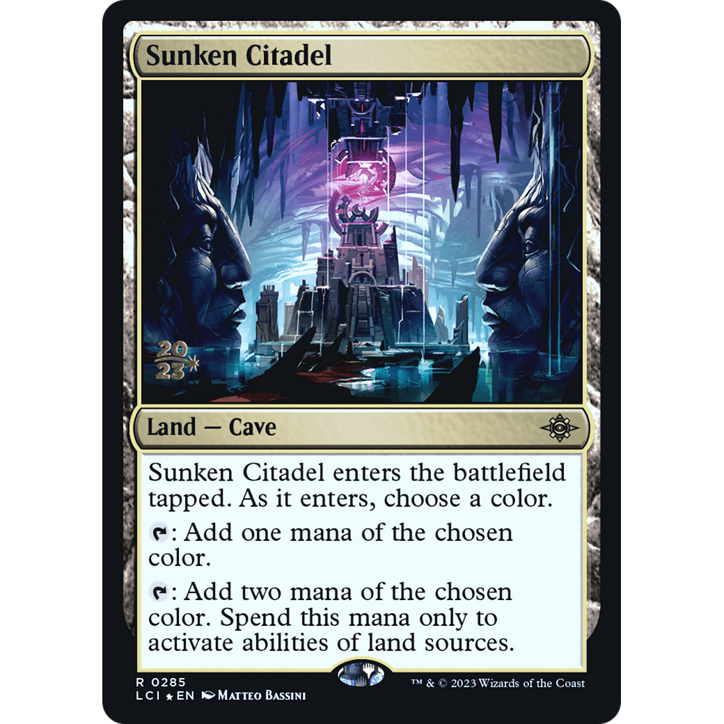 Sunken Citadel (PRE-285S) - The Lost Caverns of Ixalan Promos Foil