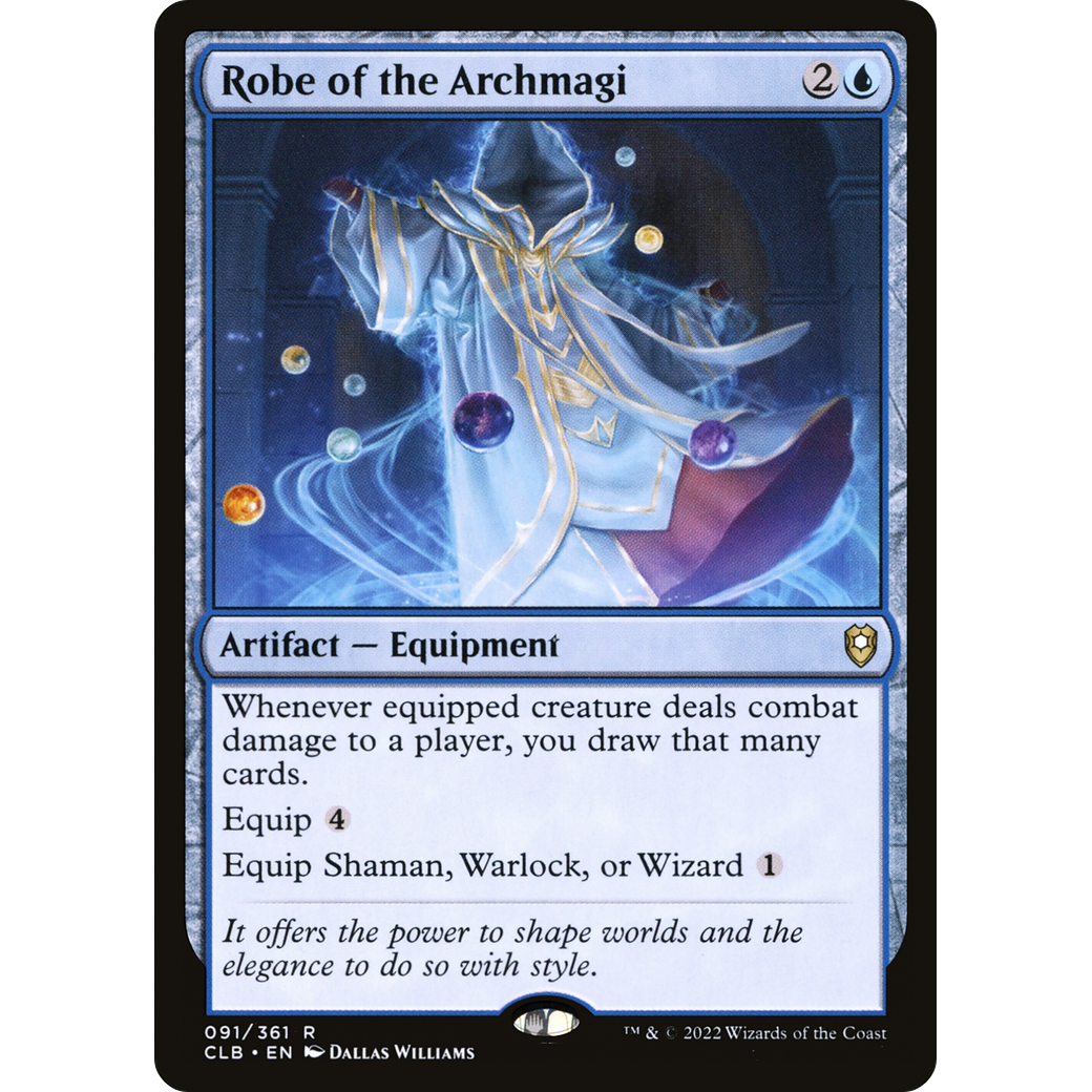 Robe of the Archmagi (CLB-091) - Commander Legends: Battle for Baldur's Gate