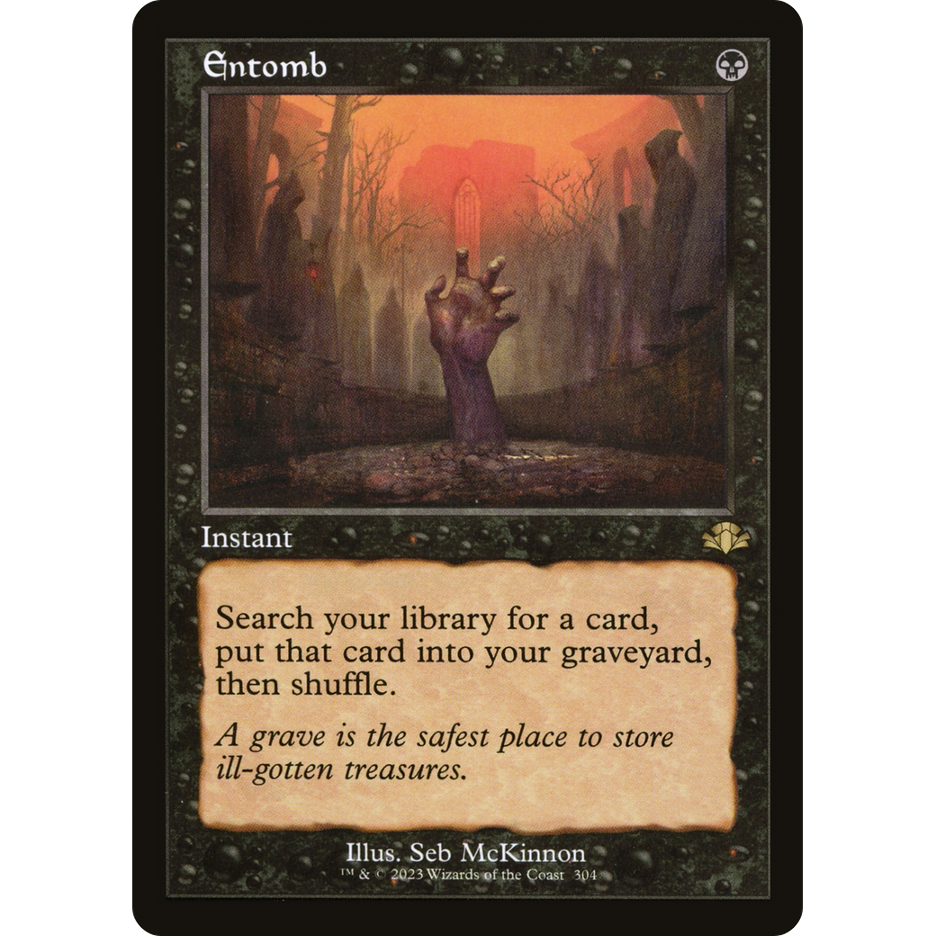 Entomb (Retro Frame) (DMR-304) - Dominaria Remastered