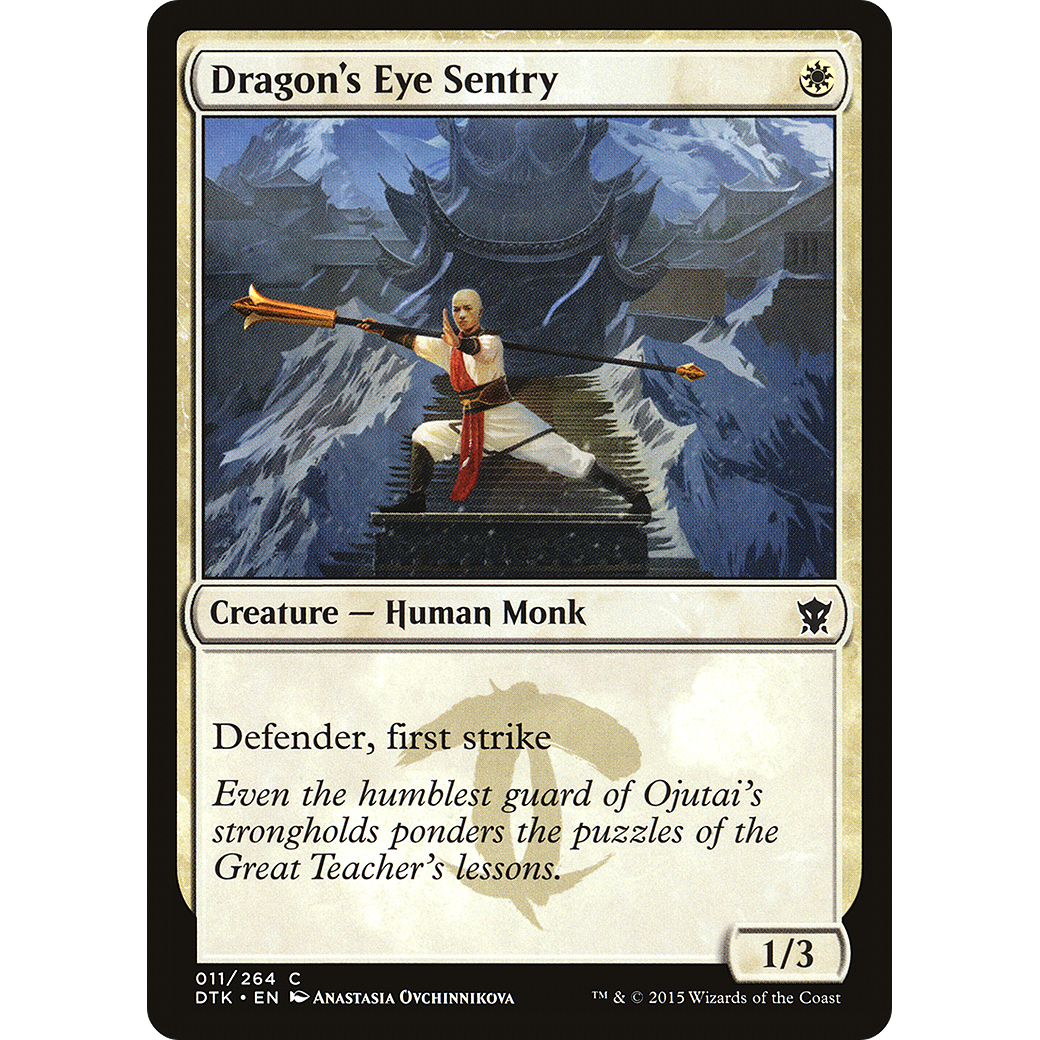 Dragon's Eye Sentry (DTK-011) - Dragons of Tarkir Foil