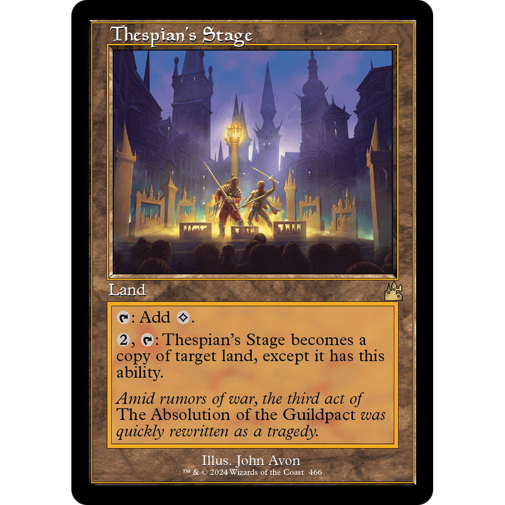 Thespian's Stage (RVR-466) - Ravnica Remastered Foil
