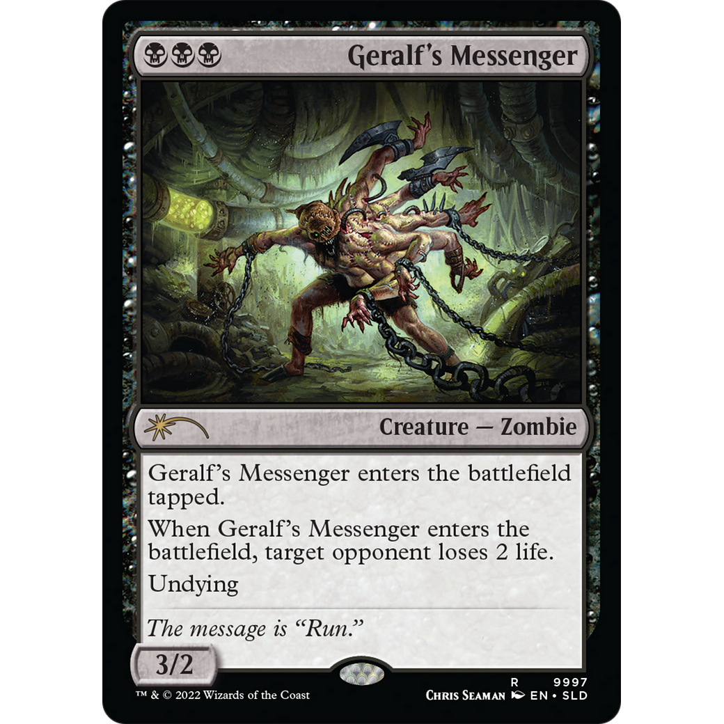 Geralf's Messenger (9997) (SLD-9997) - Secret Lair Drop Foil