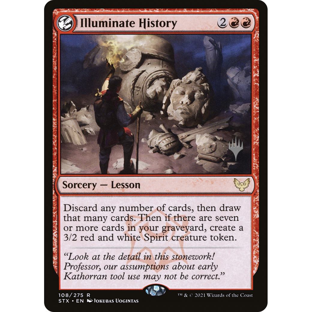 Illuminate History (PPSTX-108) - Strixhaven: School of Mages Promos: (lesson)