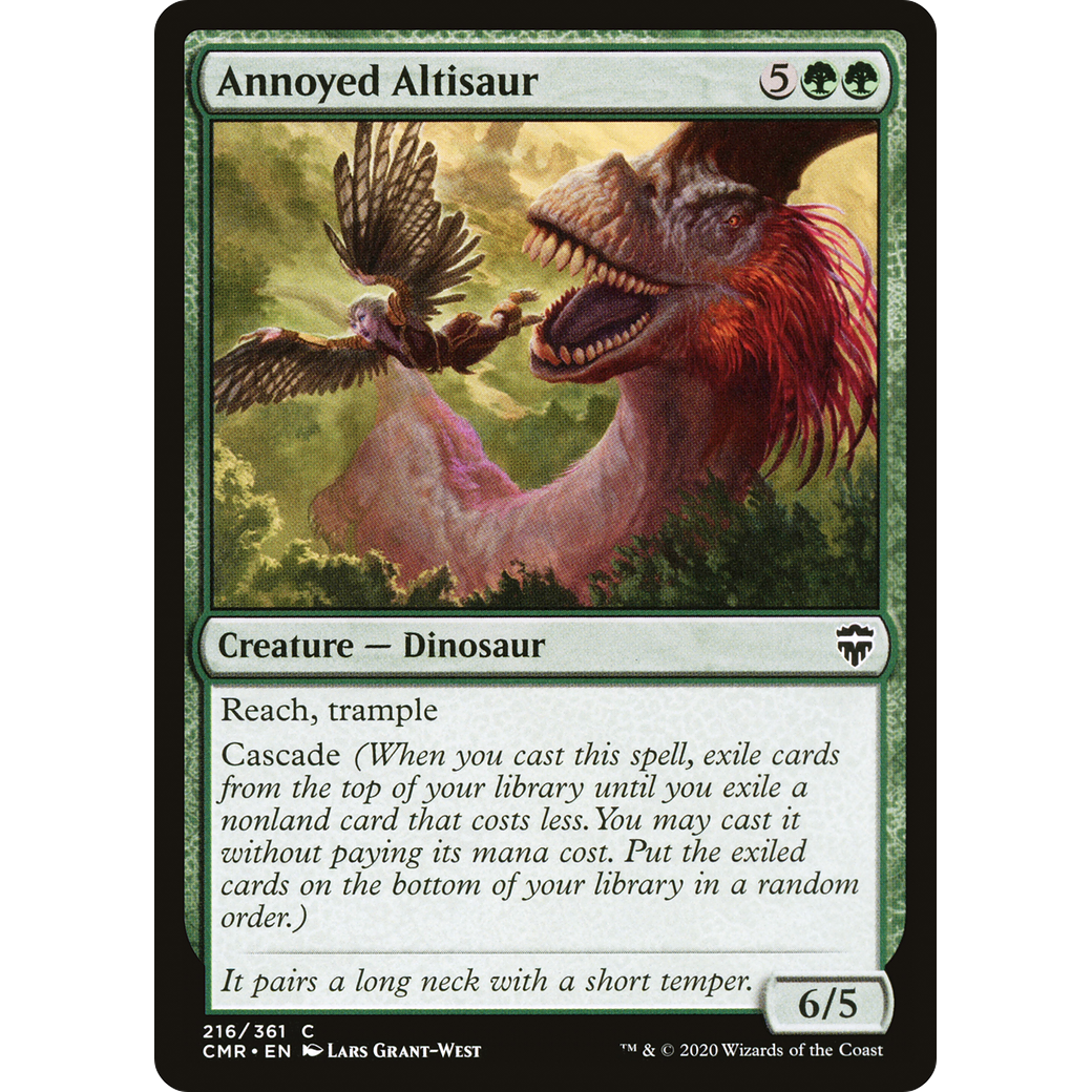 Annoyed Altisaur (CMR-216) - Commander Legends Foil