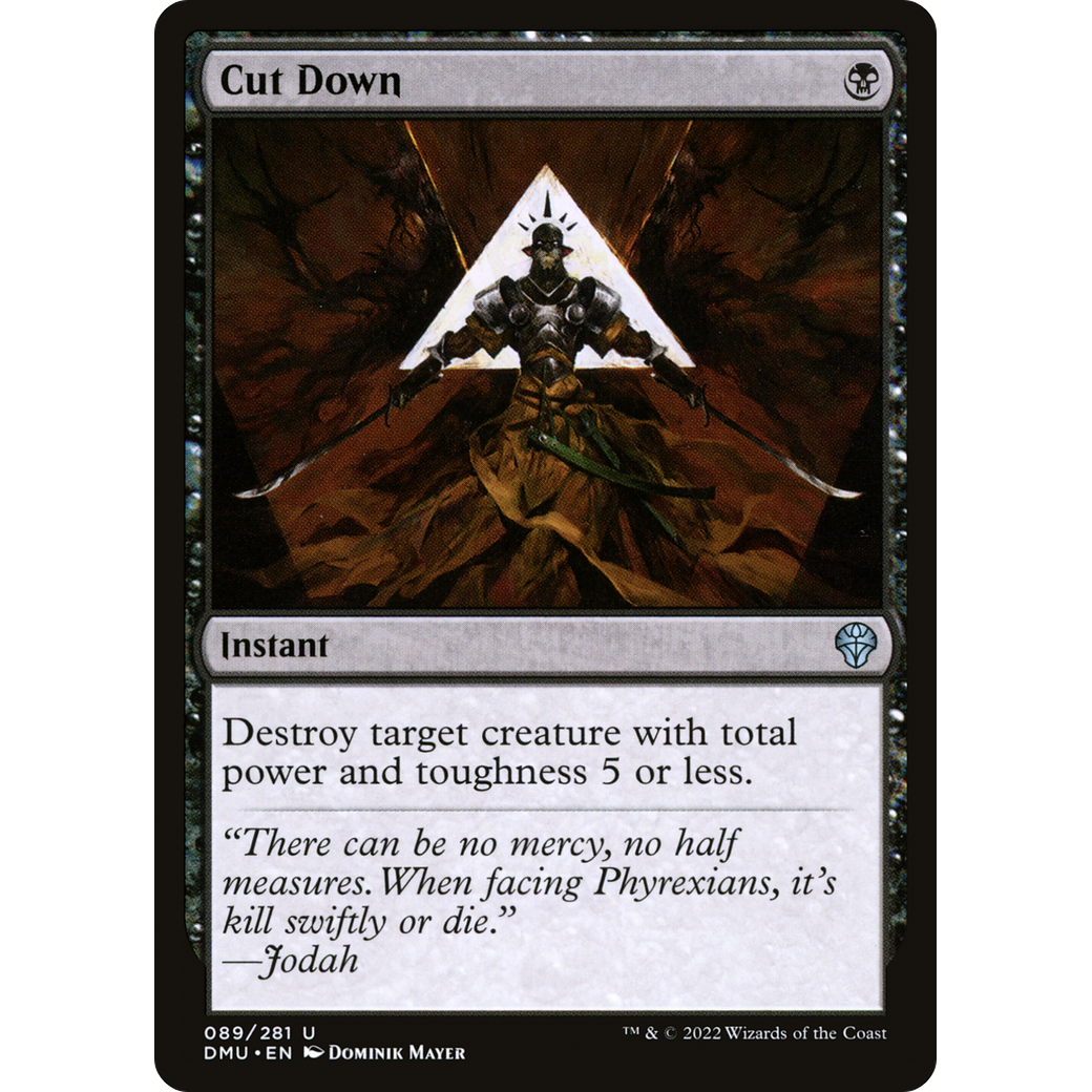 Cut Down (DMU-089) - Dominaria United Foil