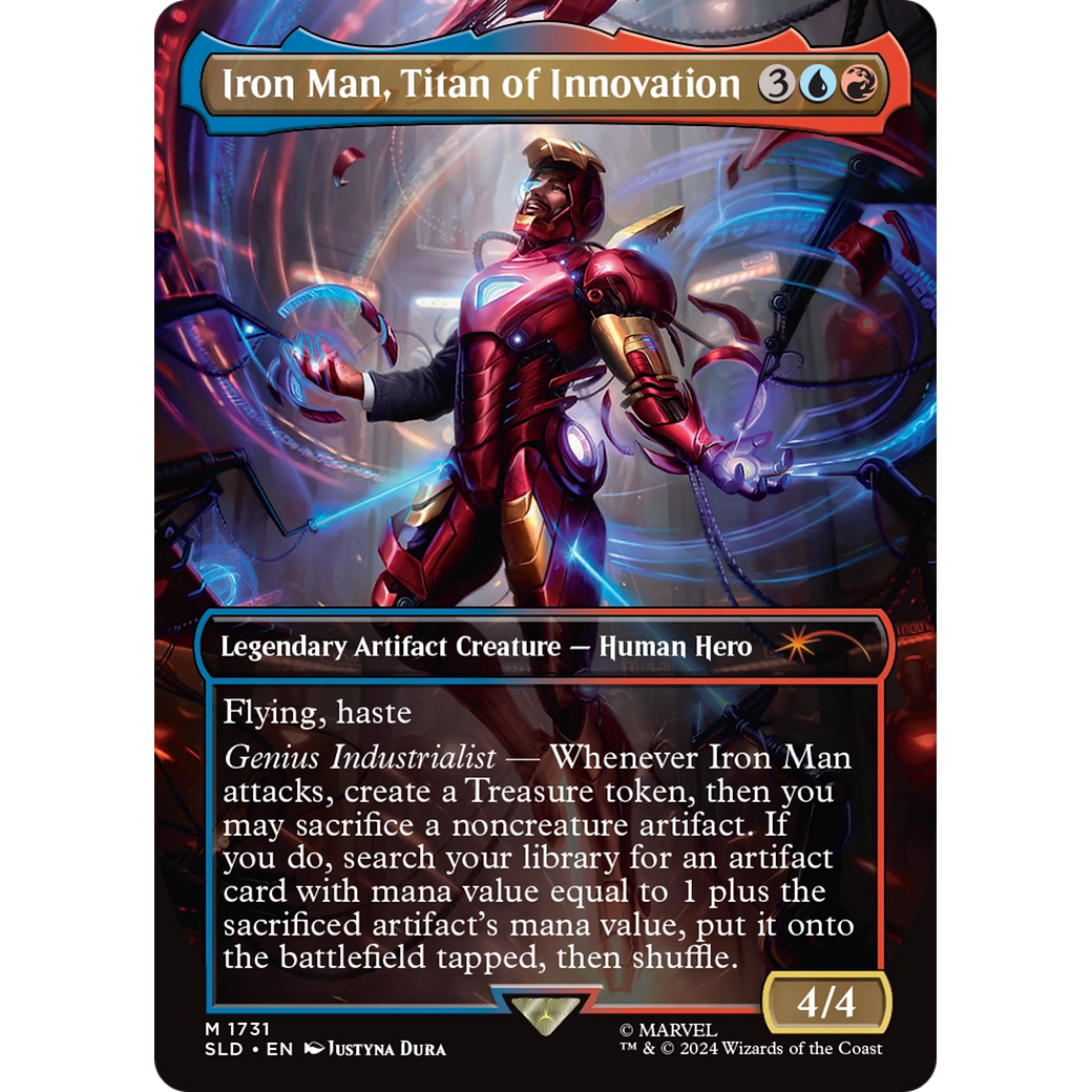 Iron Man, Titan of Innovation (SLD-1731) - Secret Lair Drop (Borderless)