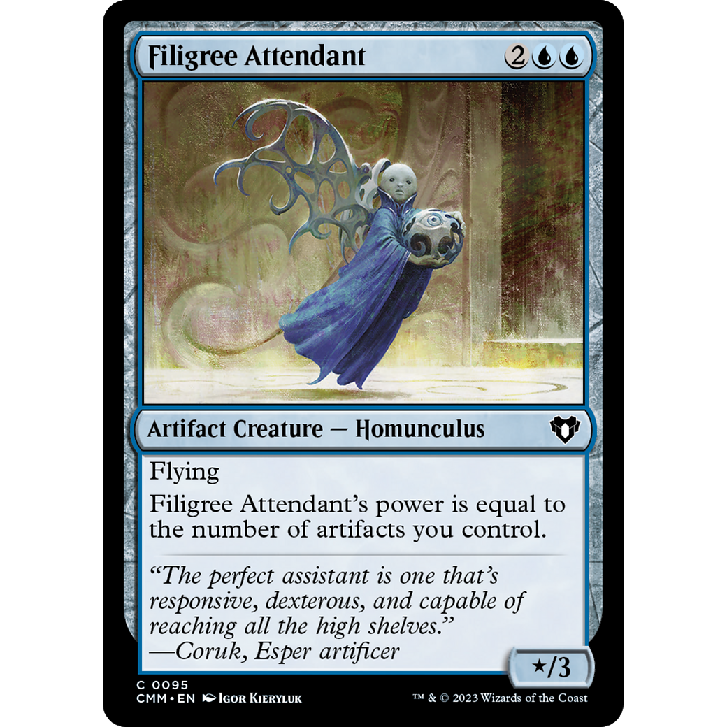 Filigree Attendant (CMM-095) - Commander Masters