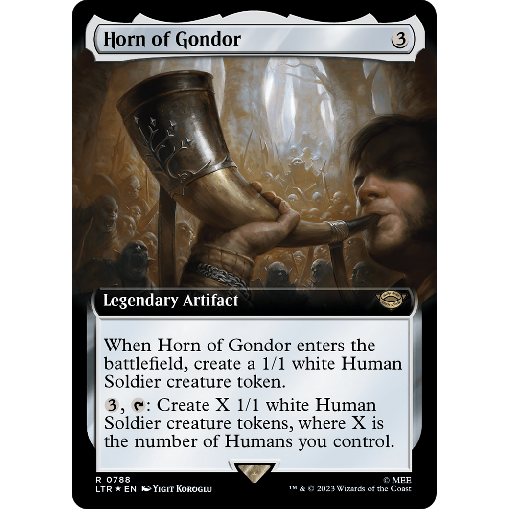 Horn of Gondor (LTR-788) - The Lord of the Rings: Tales of Middle-earth: (Extended Art) Foil