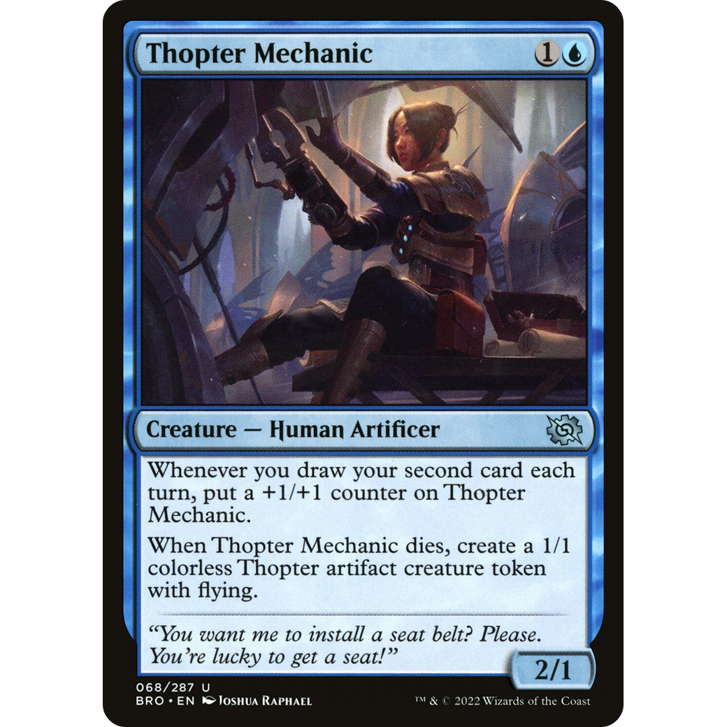 Thopter Mechanic (BRO-068) - The Brothers' War