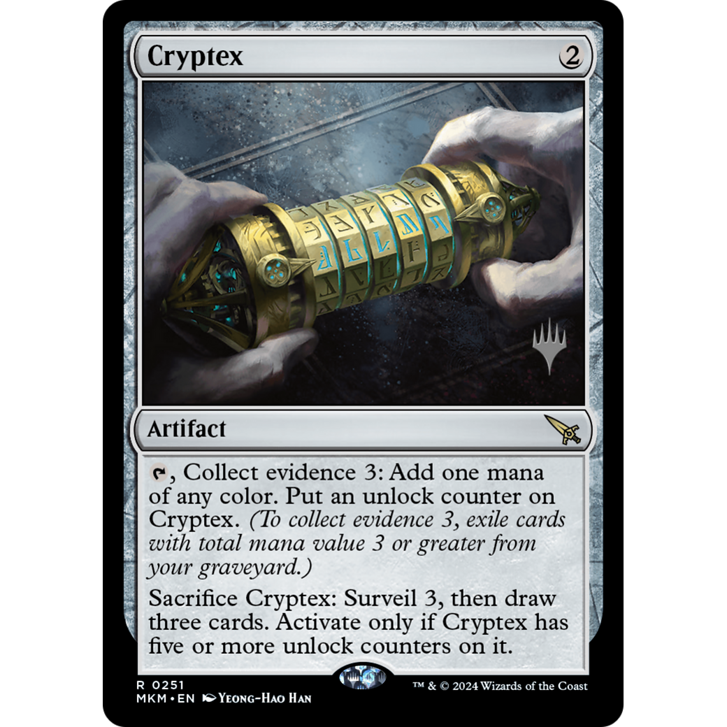 Cryptex (PPMKM-251P) - Murders at Karlov Manor Promos Foil
