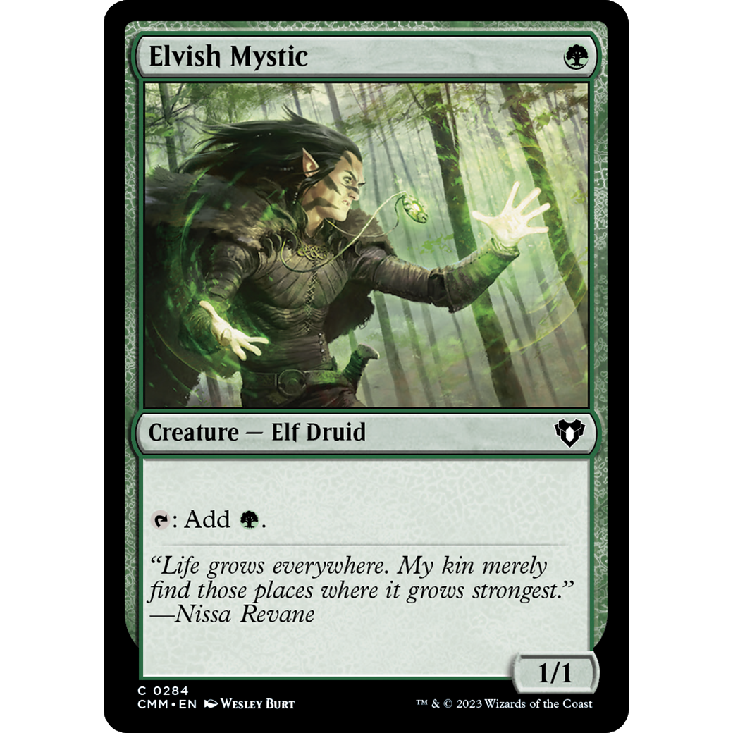 Elvish Mystic (CMM-284) - Commander Masters