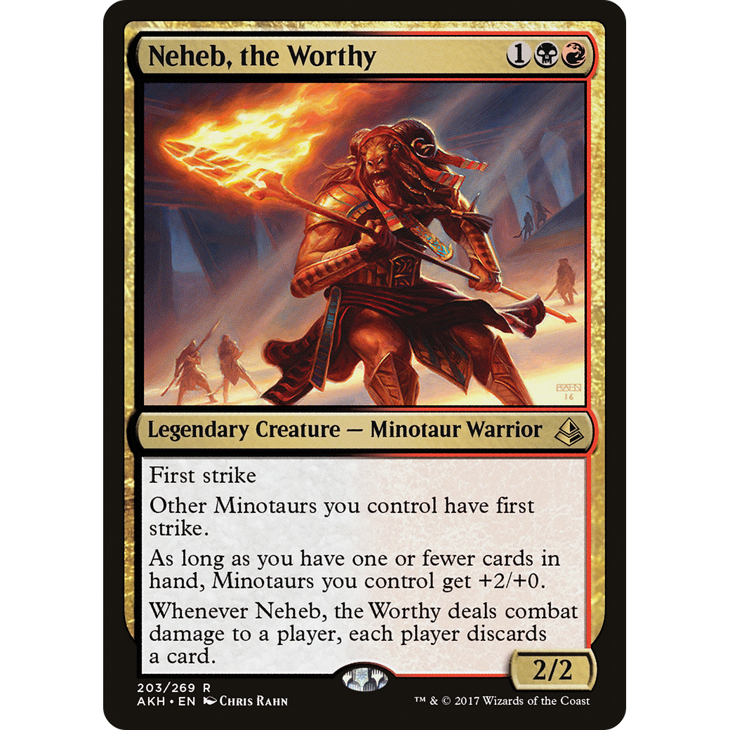 Neheb, the Worthy (AKH-203) - Amonkhet