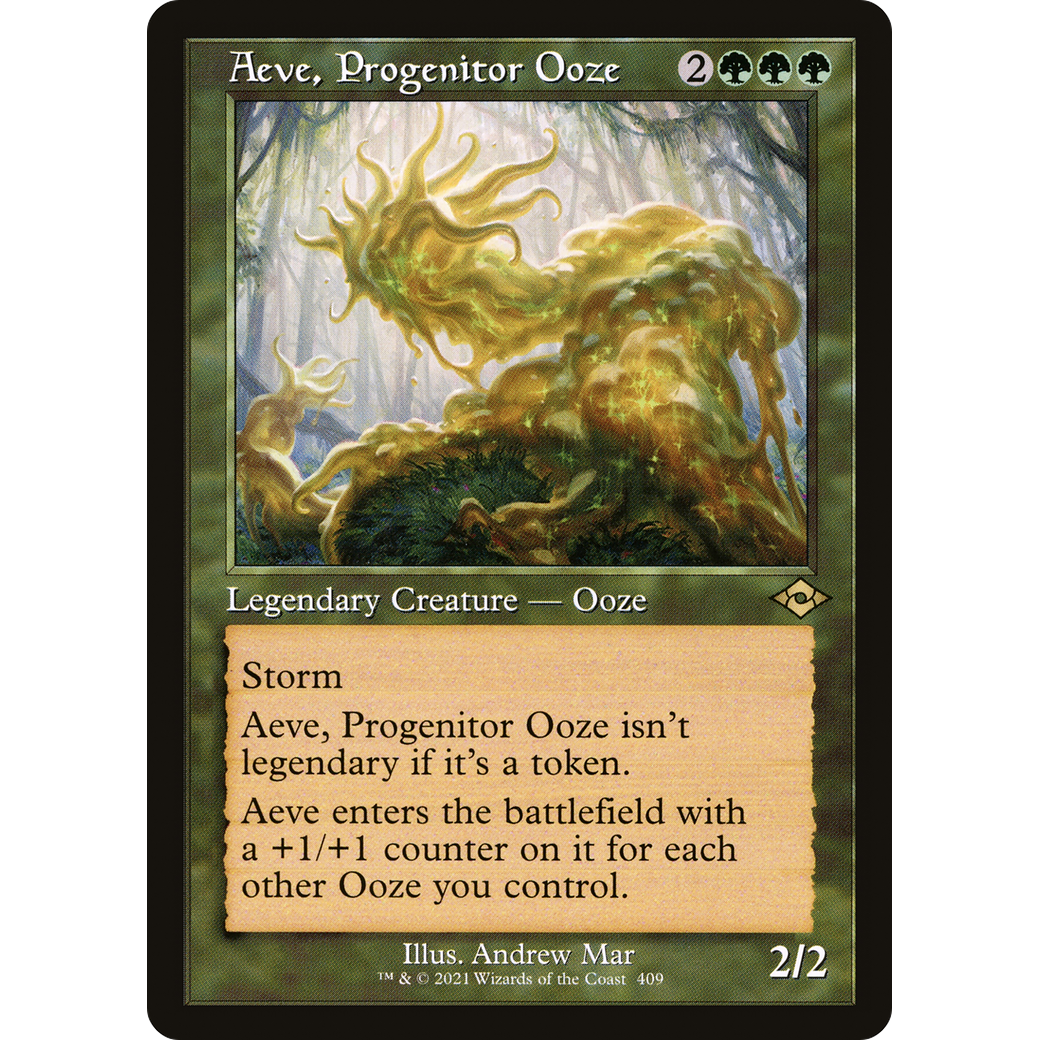 Aeve, Progenitor Ooze (Retro Frame) (MH2-409) - Modern Horizons 2