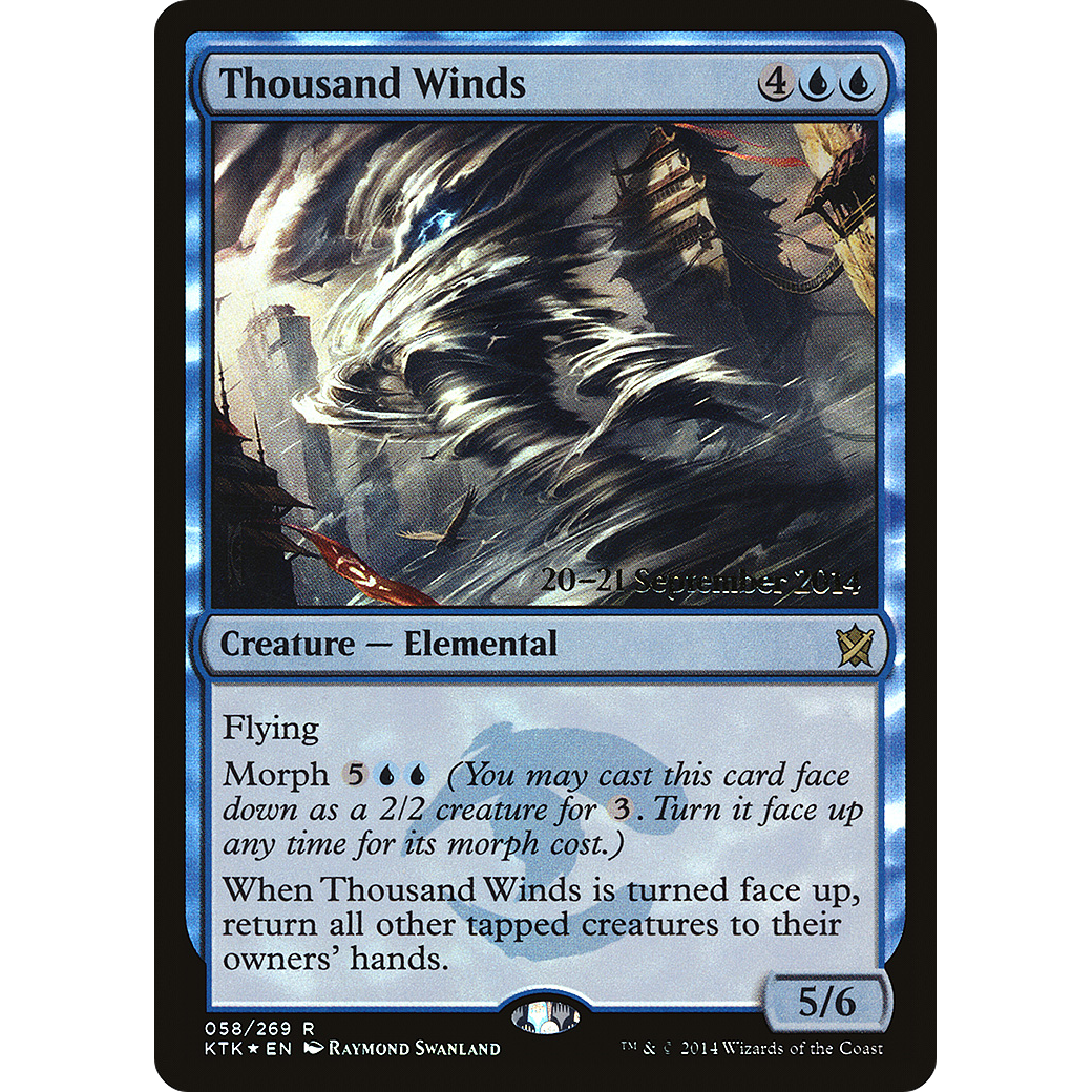 Thousand Winds (PRE-058) - Khans of Tarkir Promos Foil
