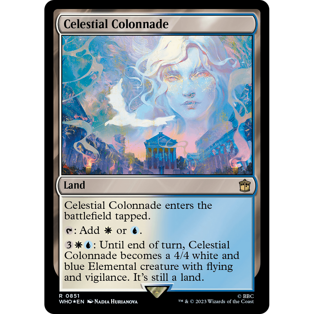 Celestial Colonnade (Surge Foil) (WHO-851) - Doctor Who Foil