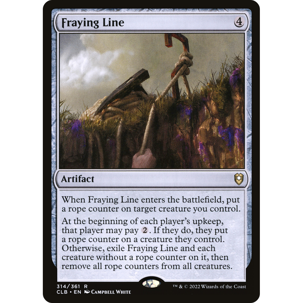 Fraying Line (CLB-314) - Commander Legends: Battle for Baldur's Gate