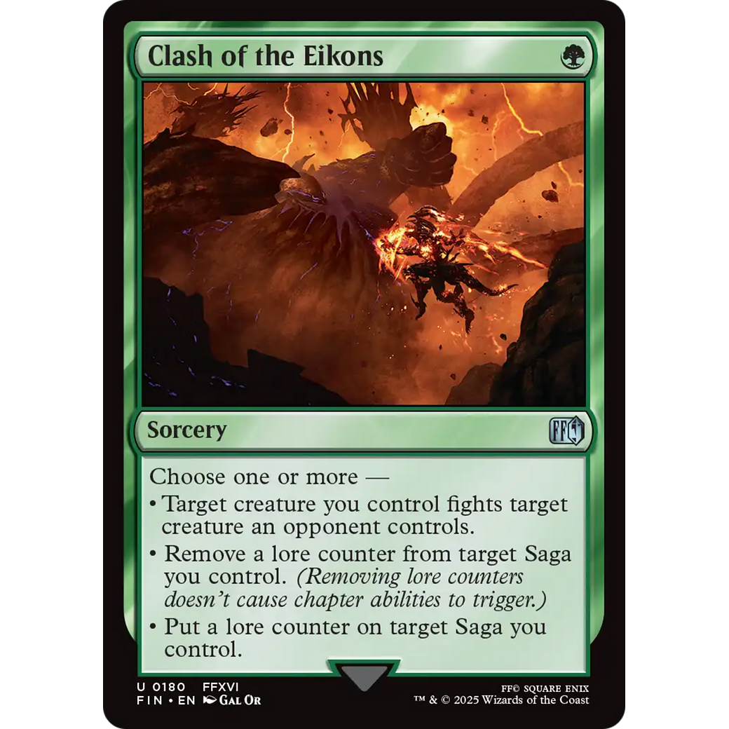 Clash of the Eikons (FIN-180) - FINAL FANTASY Foil