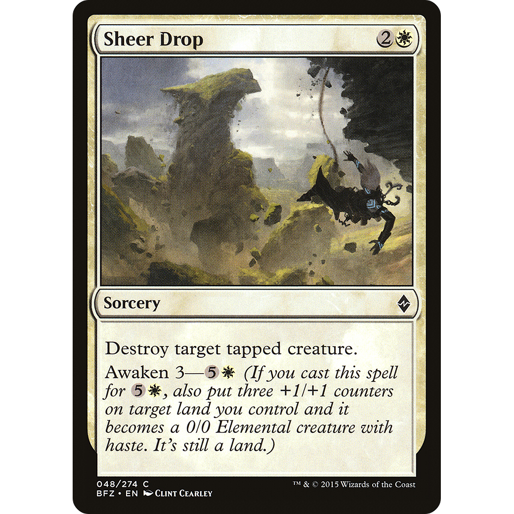 Sheer Drop (BFZ-048) - Battle for Zendikar