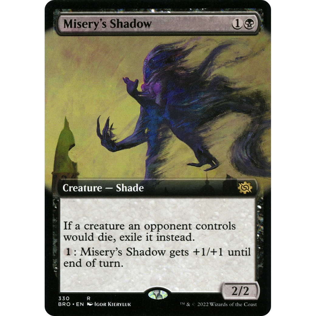 Misery's Shadow (Extended Art) (BRO-330) - The Brothers' War: (Extended Art)