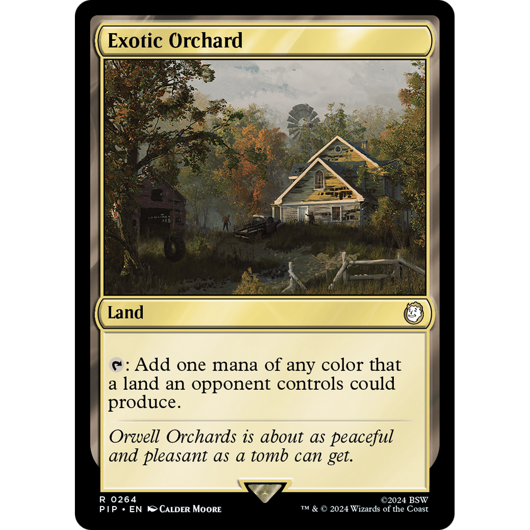 Exotic Orchard (PIP-264) - Fallout Foil